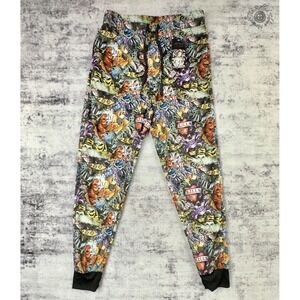 NWT Ed Hardy Loungewear Men's Medium Jogger Pants Tattoo Print MSRP $49